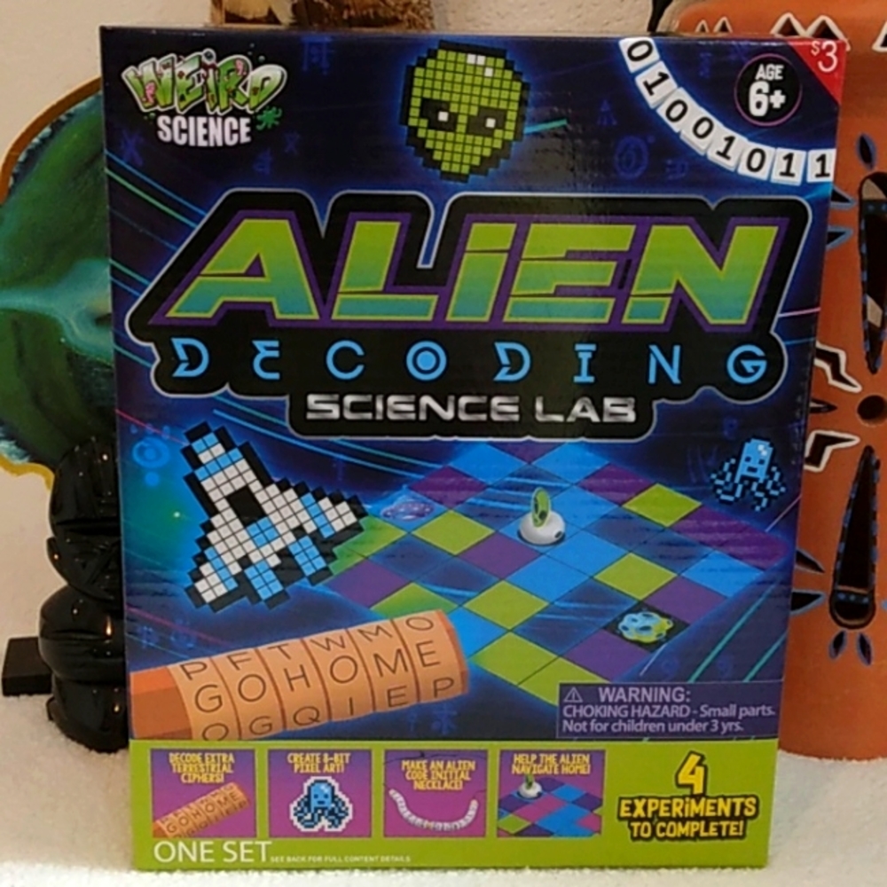 Weird Science Alien Decoding Game